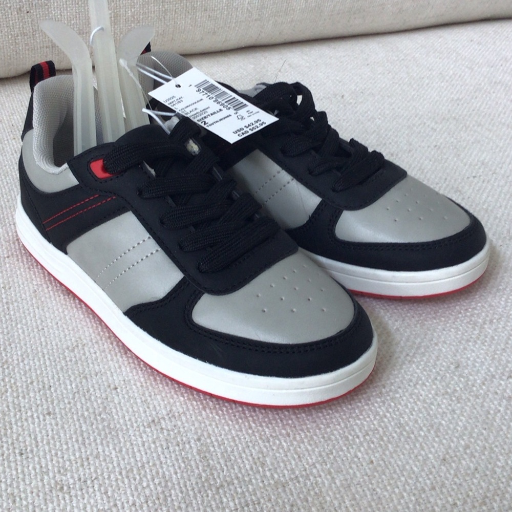 The Children's Place Black and Gray Kids Sneakers